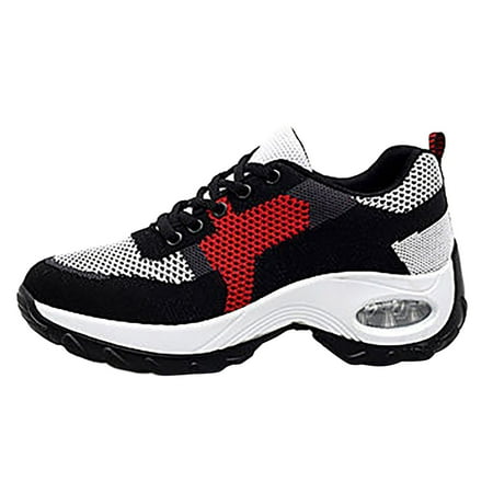 Fauean Sneakers for Women Breathable Fashion Sneakers Women s Shoes Daily Wear Going Out Black Size 40