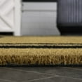 thumbnail image 4 of JONATHAN Y CocoHarbor Greet 5 x 8 Mat, Peater Classic Casual Commerical Natural Coir - Natural/Black Border, NRF107A-5, 4 of 7