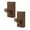 Brown 2PCS, variant on 6/4/2/1PCS Wooden Wall Hooks, Wall Hooks Hat Rack, Wooden Coat Hooks Wall Mounted, Decorative Hooks Single Organizer Hat Hanger Towel Rack, Heavy Duty Hooks for Entryway, Bedroom or Closet