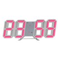 thumbnail image 2 of 3d Led Digital Clock Wall Deco Glowing Night Mode Adjastable Electronic Table Clock Wall Clock Decoration Living Room Led Clock, 2 of 5