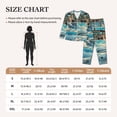 thumbnail image 4 of Fotbe Comic Airplane Cockpit Illustration Pattern Long Sleeve Pajama Set for Women,Sleepwear Set,2-piece Loungewear Set,Soft PJs Comfy Nightwear with Pockets -Large, 4 of 7