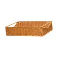 thumbnail image 5 of WeiLaiKeQi Fruit Basket Handmade Tabletop Woven Food Basket for Cupboard Shelves Spoons Orange M, 5 of 9