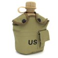 thumbnail image 1 of CNKOO Cantine Militaire 1 L Bouteille d'Eau Militaire Armée Camping Randonnée Gobelet de Cantine Portable pour l'Extérieur, 1 of 7