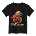 thumbnail image 4 of Enyan Toddler Halloween Shirts Boys Pumpkin Face Tshirts Kids Fall Spooky Season Short Sleeve Graphic Tee Tops, 4 of 4