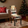 thumbnail image 1 of Chmadoxn Christmas Decorations, Christmas Chair Cover 1 Piece Christmas Dining Table Chair Protector Elastic Chair Cover Washable Suitable For Restaurant Hotel Party Wedding Polyester chairs cover, 1 of 6
