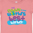 thumbnail image 4 of Inktastic World’s Best Barber Daddy Boys or Girls Baby T-Shirt, 4 of 5