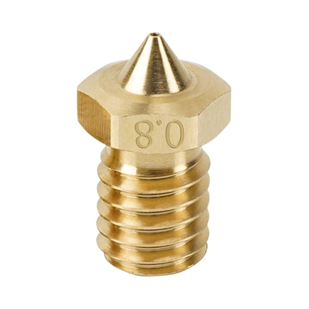 Nuevas piezas de impresora 3D Cabezal de impresión de alto flujo 0,6 mm 0,8 mm 1,0 mm 1,2 mm (0,8)