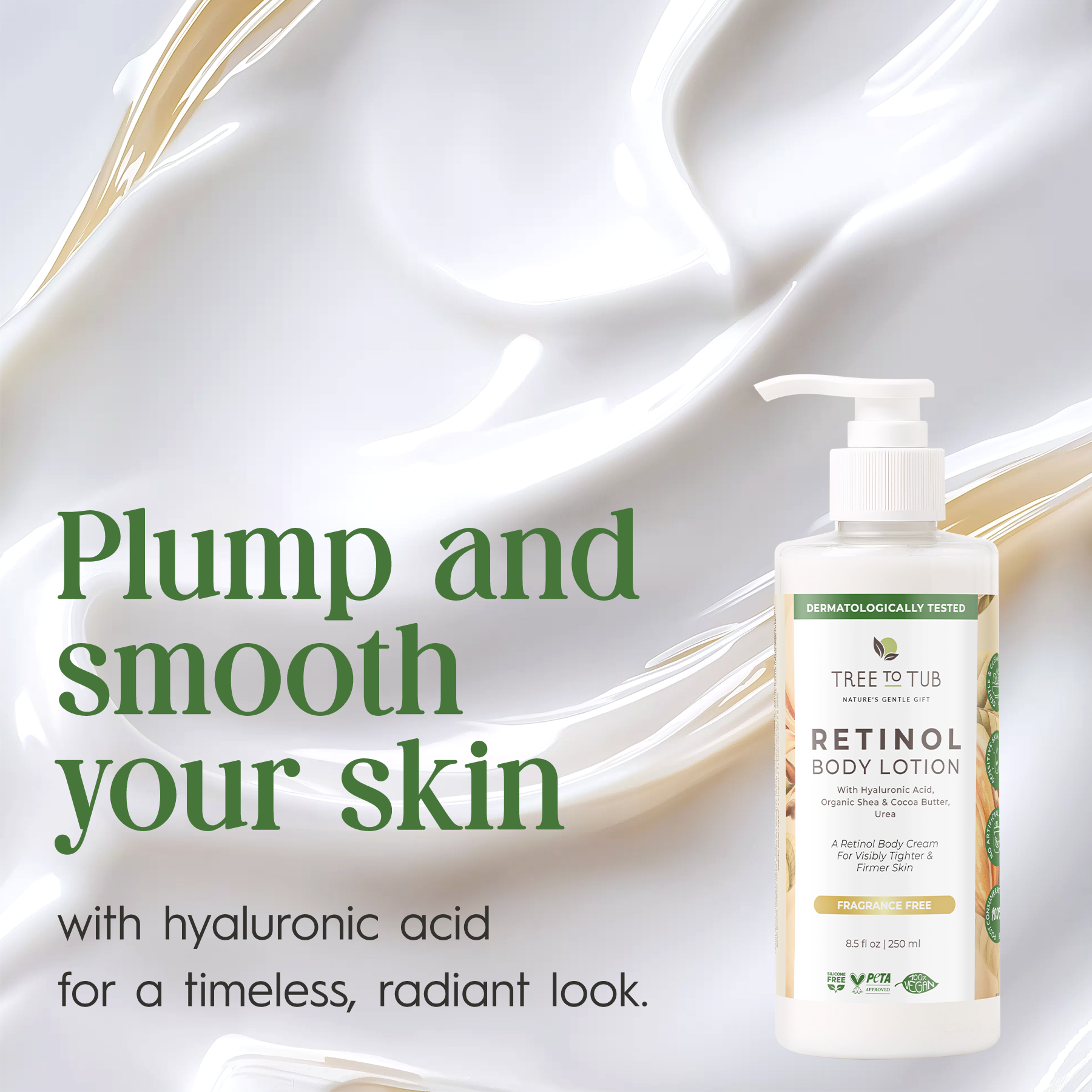 Tree To Tub Retinol Body Lotion, 8.5 oz photo 7