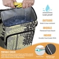 thumbnail image 2 of Artistic Home Accents Cooler Backpack - 20L Insulated Leakproof Bag, Natural Style for Beach, 2 of 4
