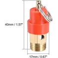 thumbnail image 3 of Válvula de seguridad Compresor de aire Válvula limitadora de presión G1 / 4 Macho 115psi Presión fijada Tapa roja 1pcs Kuyhfg Bienvenido a Kuyhfg, 3 of 5