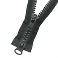thumbnail image 1 of HAHDAXIA Black Two Way Separating Plastic Zipper 34 Inch, 1 of 6