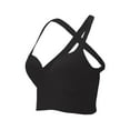 thumbnail image 4 of Sngxgn Women's Cotton Unlined Bra Front-Close Underwire(Black,XXL), 4 of 6