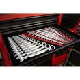 thumbnail image 4 of Metric Combination Ratcheting Wrench Mechanics Tool Set Tight Spaces 15 Piece, 4 of 9