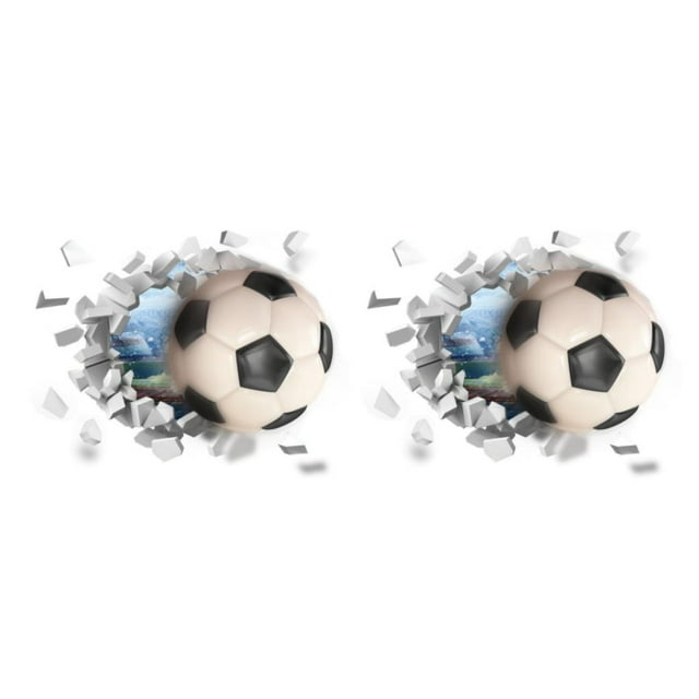 Adhesivo de Pared Vinilo Calcomanía Mural Fútbol Inteprter 2Conjunto