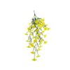 DefiDgd Faux Hanging Flowers,Fake Plants Artificial Teardrop Flower for Indoor Outdoor Garden Patio Yard Wedding Party Home Decoration(Yellow)