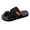 Black, variant on Xfvqtps Slide Sandals Women Flatform Toe Ring Cross Straps Non Slip Lightweight Breathable Summer Beach Sandals Black