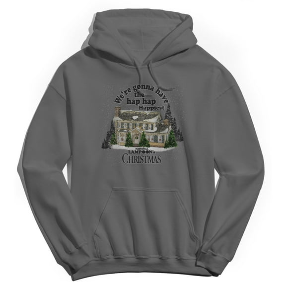 National Lampoon We'Re Gonna Have The 2 Graphic Charcoal Men's Cotton Pullover Hoodie