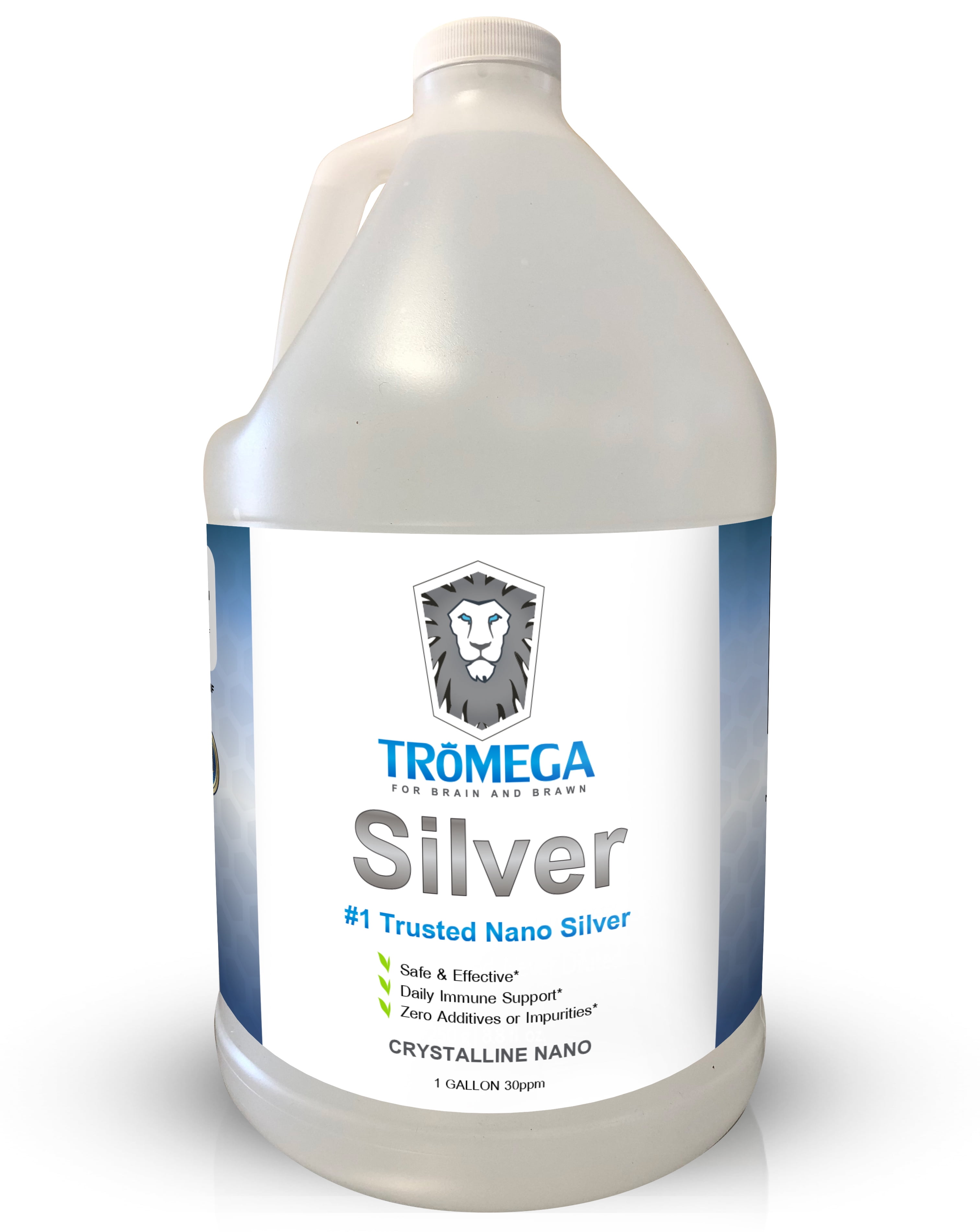 TROMEGA Colloidal Silver Mineral Liquid Supplement Daily Immune