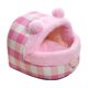 thumbnail image 2 of Cama para gatos de interior | Casa de gato plegable Cueva con alfombrilla de cojín de doble cara extraíble | Muebles para mascotas suaves y acogedores para gatos grandes y perros pequeños | Lavable, 2 of 6