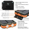 thumbnail image 4 of NIFFPD Solar Charger,Power Bank, 8000mAh Portable Charger Compatible with iOS & Android Black, 4 of 7
