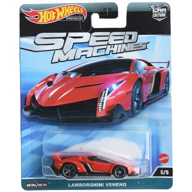 Auto Hot Wheels Lamborghini Veneno Speed Machines fundidos a presión