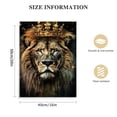 thumbnail image 2 of Nawypu Large Lion Canvas Wall Art, lion king with crown Black Gold, Wall Decor Africa wild animals, Prints Pictures for Man Living Room Bedroom Bathroom Home Decor Ready to Hang, Arts, 2 of 5