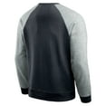 thumbnail image 3 of Men's Darius Rucker Collection by Fanatics Black/Heather Gray Carolina Panthers Colorblock Pullover Sweatshirt, 3 of 3