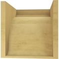 thumbnail image 4 of 12"W x 12"D x 12"H Wide Legacy Rough Cedar Woodgrain TimberThane Corbel, Primed Tan, 4 of 6