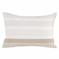 thumbnail image 2 of Brown Stripe Throw Pillow Cover, Pillowcase Protectors with Zipper, Breathable Decorative Lumbar Pillow Case Cover, Modern Rustic Horizontal Brown Striped Pillow Shams for Couch Sofa 12x20Inch, 2 of 8