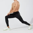 thumbnail image 7 of Men's High Performance Leggings Quick Dry Cool Compression Fit Tights Pants Solid Color Leggings, 7 of 7