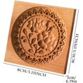 thumbnail image 3 of For Halloween Biscuit Fondant Stamp Mould Raspberry Cookie Cutter Molds Shortbread Mold Wooden Gingerbread Cookie Mold Carved 02, 3 of 8
