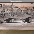 thumbnail image 6 of Ambesonne Paris Place Mats Set of 4, Sketch of Eiffel Tower, Standard Size, Peach Grey, 6 of 6