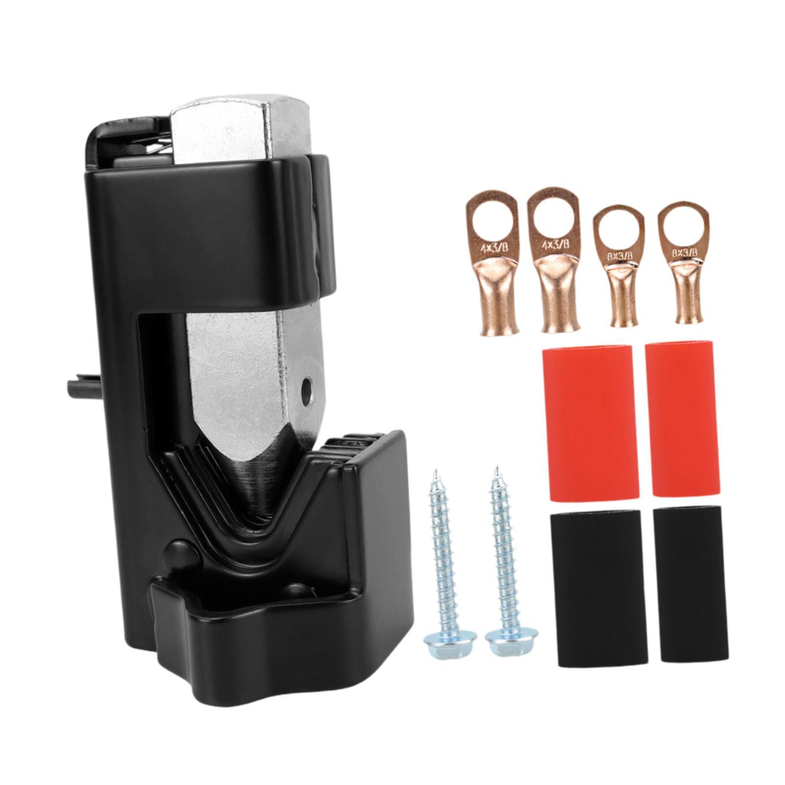 Wzmzjy Battery Cable Hammer Lug Crimper Tool for Wire Crimping Cables Terminal Black
