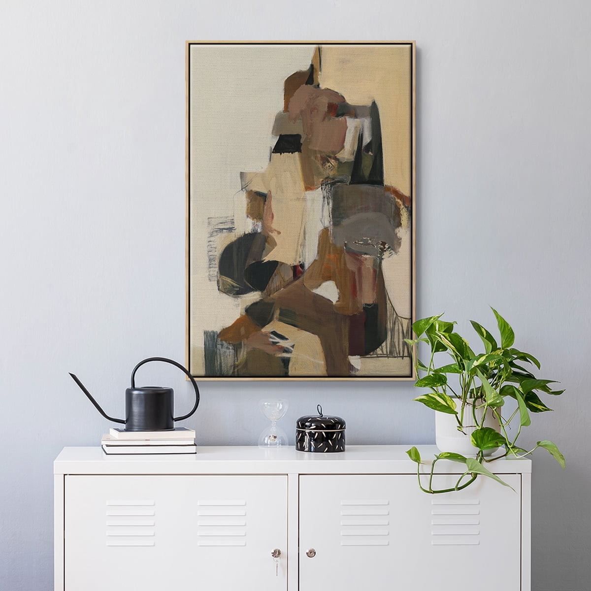 Mesa Grande Framed Premium Gallery Wrapped Canvas - Ready to Hang - 27 x 41 - Natural Wood Floating Frame