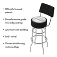 thumbnail image 3 of Trademark Global Camaro Padded Bar Stool with Back, 3 of 6