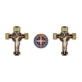 thumbnail image 2 of CafePress - Benedictine Crucifix And Medal Ornament - Scroll Ornament, 2 of 3