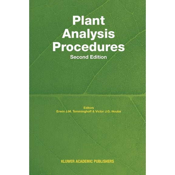 Plant Analysis Procedures, (Paperback)