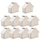 thumbnail image 2 of Children's Wooden Piggy Bank for Storage 10Pcs DIY House Shaped Coin Banks, 2 of 5