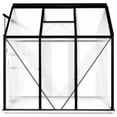 thumbnail image 4 of vidaXL Greenhouse Anthracite and see-through Aluminum and polycarbonate, 4 of 4