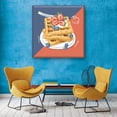 thumbnail image 2 of Cuadro Canvas Listo Para Colgar Pixtreats Tipo Galería Waffles Bicolor 100X100 cm, 2 of 4