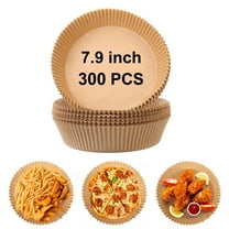 Disposable Air Fryer Baking Paper Liners, 300 PCS 7.9 Inch Round Oil-proof Non-Stick Parchment Paper Liners Fit 5-8QT Basket for Airfryer Microwave Oven Frying Pan