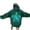 A1-Dark Green1435, variant on XIAOCHA Sea Turtle Floral Graphic Hooded Sweatshirt For Women Oversized Drop Shoulder Beach Long Sleeve Pullover Tops