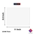 thumbnail image 2 of Flexible Magnets Dry Erase White Magnetic Sheet - 8.5" X 11" - 5 Sheets, 2 of 3