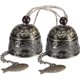 thumbnail image 1 of campanillas de viento de dragón vintage, campanas de metal clásicas chinas de Feng Shui, campanas de bendición de buena suerte Han,, 1 of 3