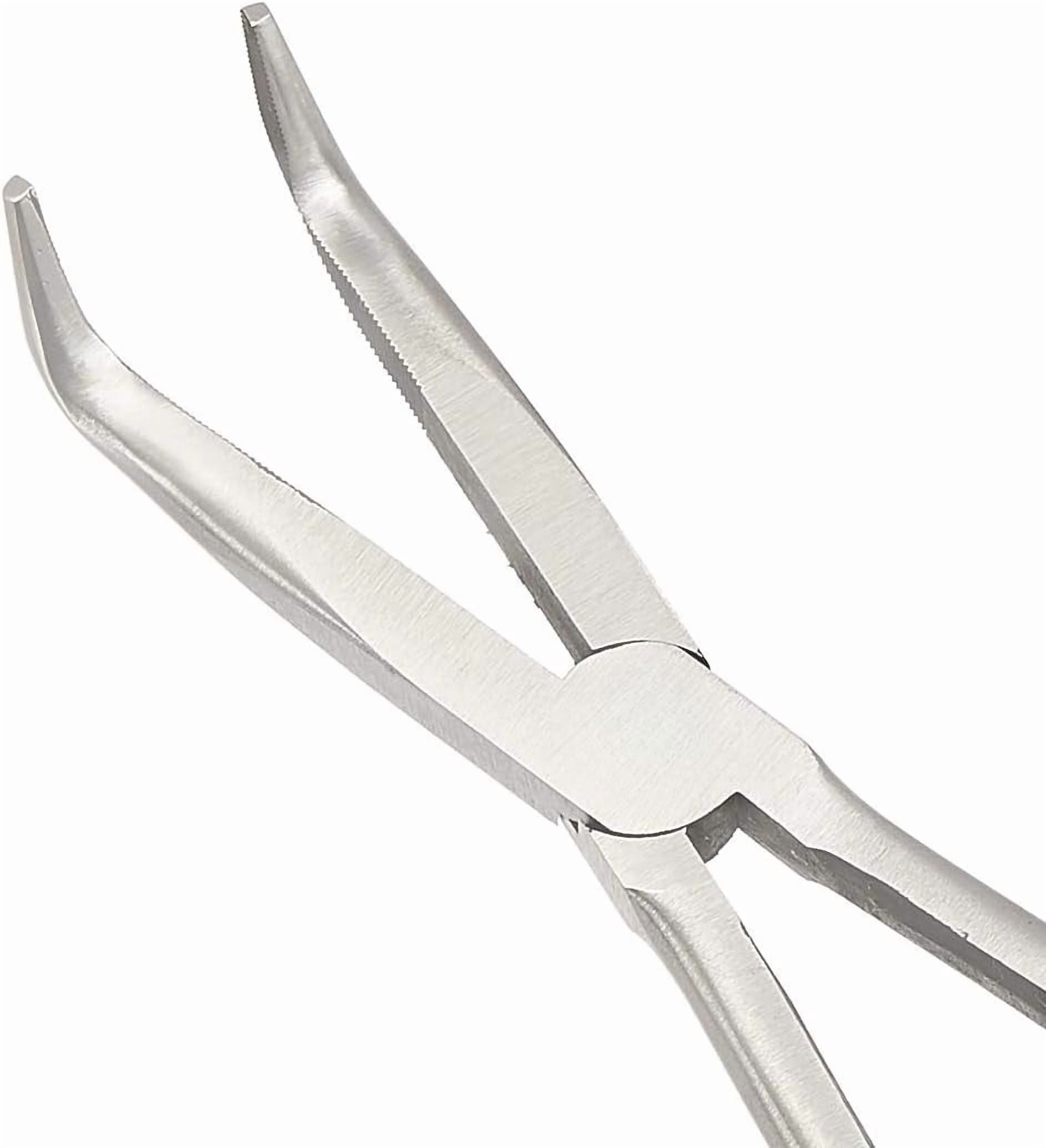 Extra Long Reach Needle Nose Pliers Tool Set for Narrow Spaces, Versatile, 3-Piece, Black
