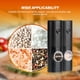 thumbnail image 3 of Juego de Molinillo de Sal y Pimienta EléCtrico, Grosor Ajustable con una Sola Mano, Alimentado por BateríA con Soporte, Herramientas para Sazonar, 3 of 5