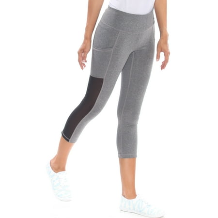 REEBOK Womens Gray Active Wear Leggings Size: XS