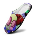 thumbnail image 3 of Alien Invader Zim Fuzzy Cotton Slippers For Mens Winter Cotton Lightweight Anti-slip Rubber Sole Slippers House Open Back Slippers Closed Toe Slippers, 3 of 9