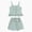 004 Green, variant on Toddler Baby Girl Outfits Solid Summer Clothes Ruffled Spaghetti Strap Short Sleeve Shirt Tops Cute Bow Shorts Set Kaprioy Toddler Girl Clothes 18 24 Months 2T 3T 4T