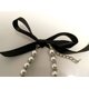 thumbnail image 3 of Xiao Hua Collar decorativo para mascotas, accesorio decorativo para gatos y perros, rango ajustable para cachorros, perros, gatos, accesorios de aseo para mascotas, M, blanco, 3 of 3